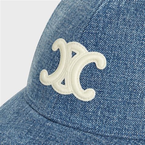 celine denim hat|celine cap women.